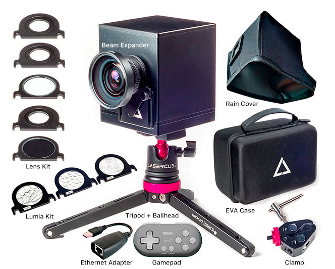 Portable Laser Show The World's Smallest Laser Show LaserCube