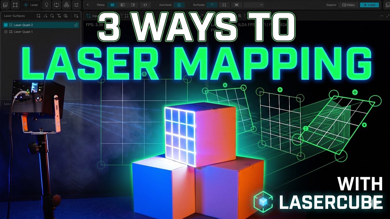 3 ways to do a laser mapping with LaserCube