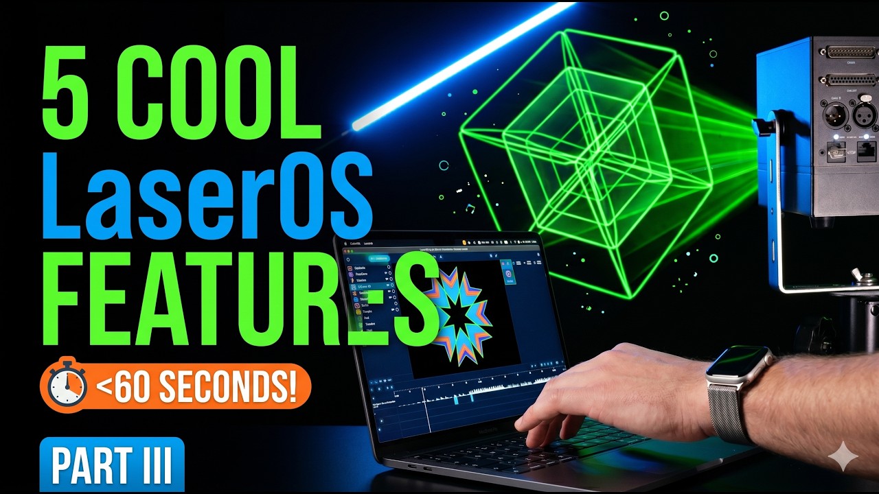 5 cool LaserOS features you can use under 60 seconds