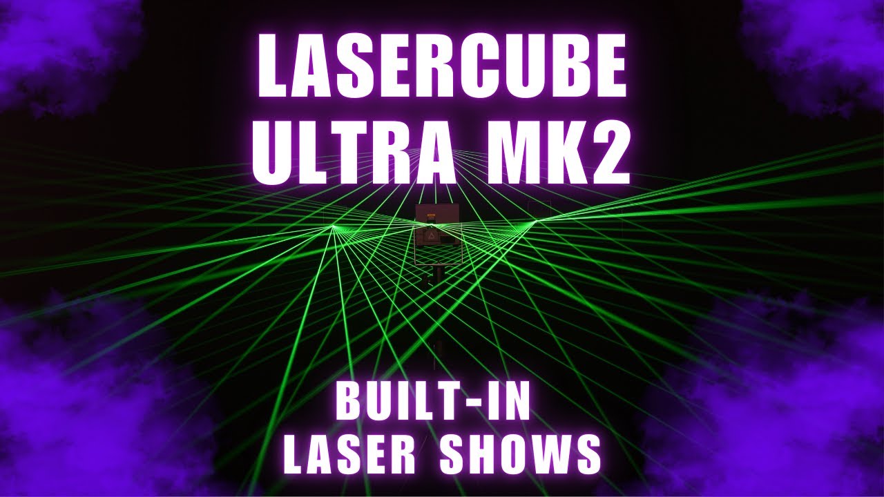 Built in Laser Shows? Yes! LaserCube Ultra MK2 Standalone Laser Shows