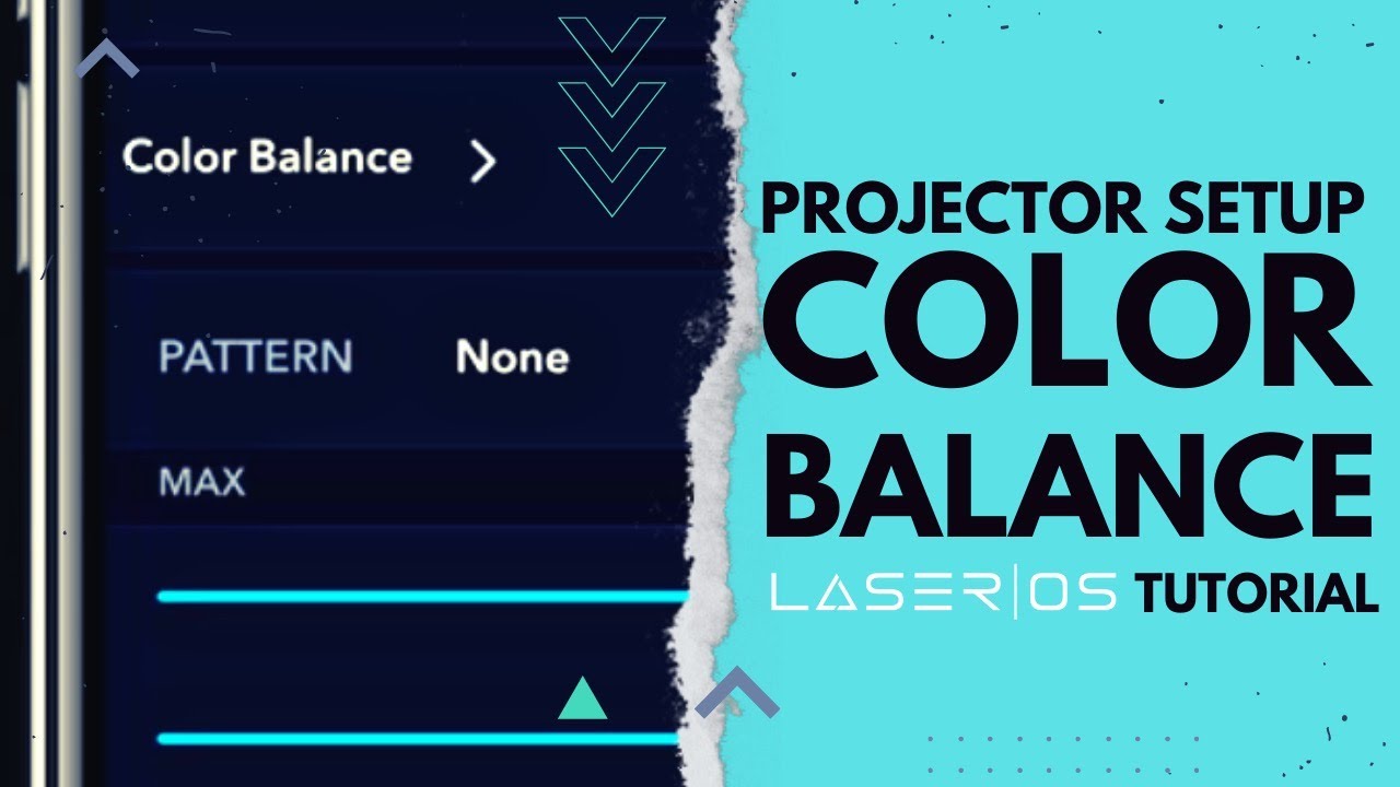 COLOR BALANCE settings || LaserOS app