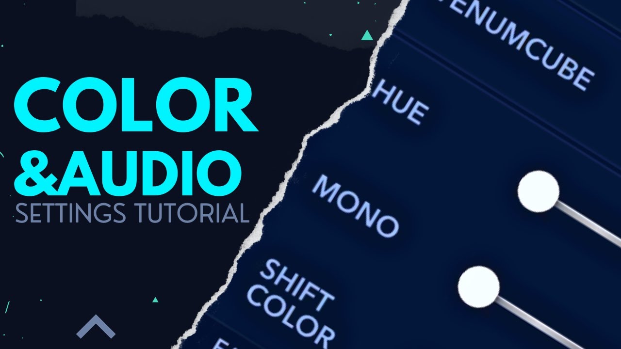 Color and audio settings || LaserOS app