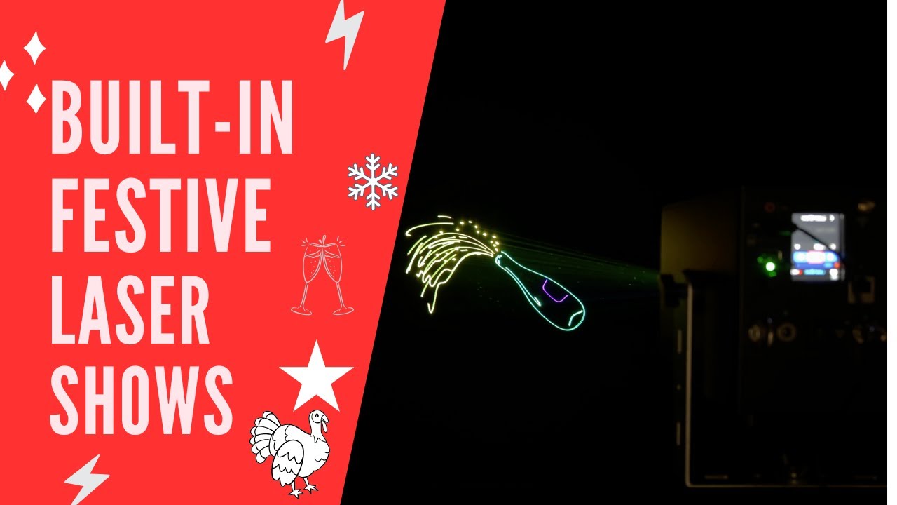 Festive Laser Shows  - built in theme laser shows