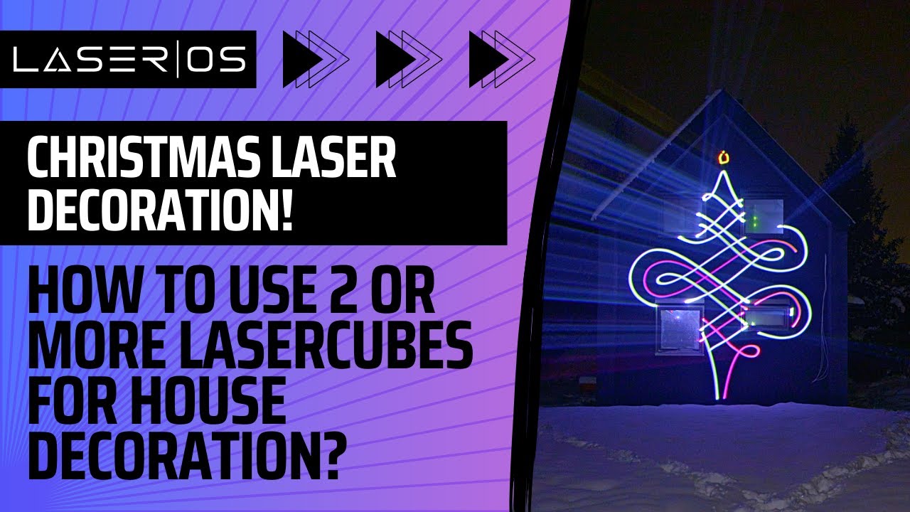 Laser Christmas Decoration with LaserCube
