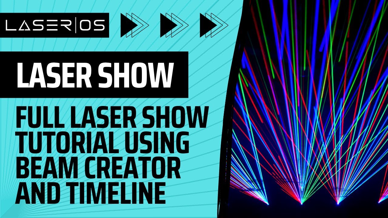 How to create a laser show with LaserOS, Beam Creator and Timeline Mode?