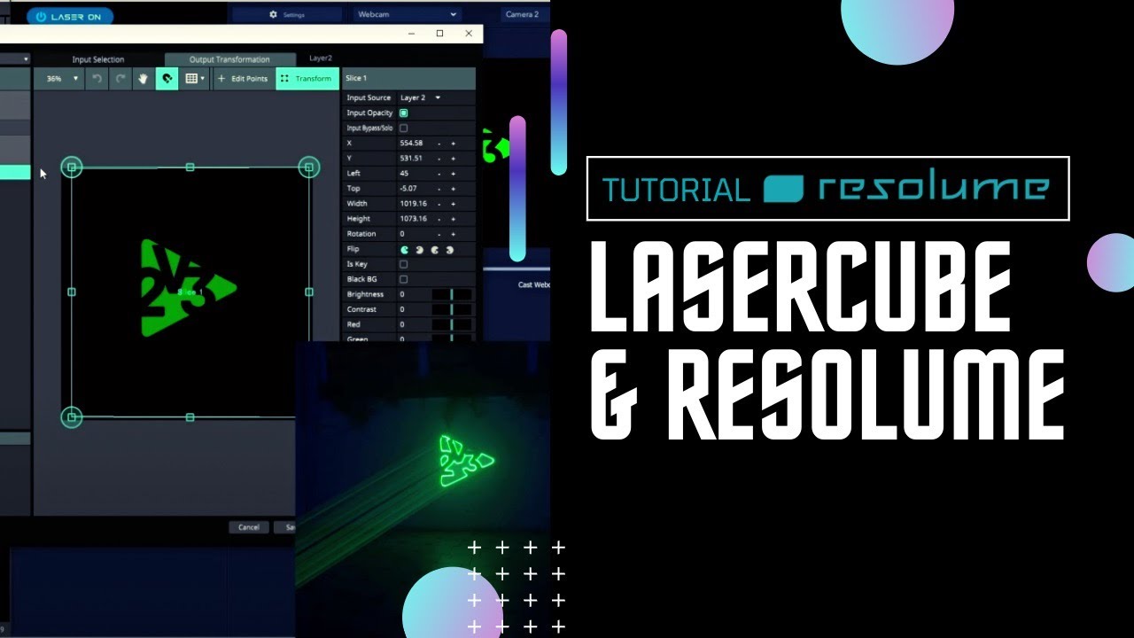 How to run Resolume with LaserOS?