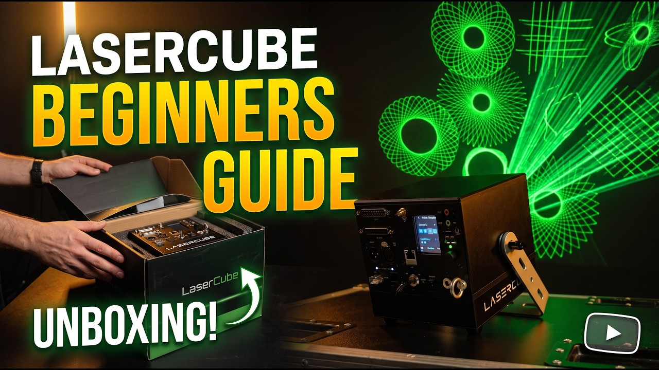 LaserCube beginner's guide pt.1 : Unboxing of the LaserCube