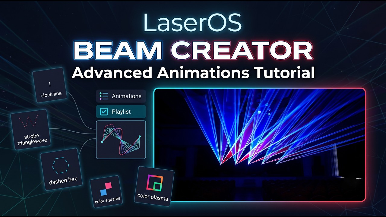 LaserOS Beam Creator - advanced animations tutorial
