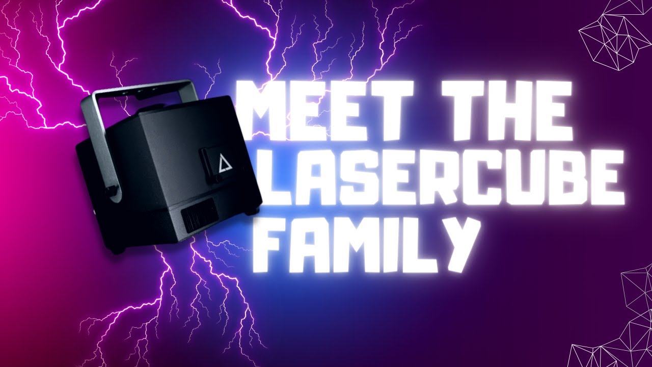 Meet LaserCube family! The most famous portable RGB laser projector!