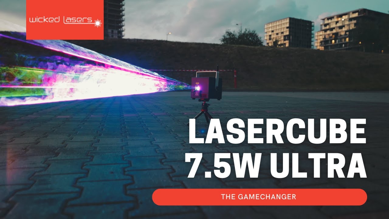 Portable Laser Show Projector: LaserCube 7.5W Ultra by Wicked Lasers 🔥