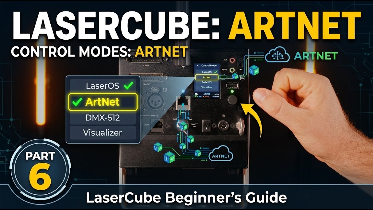 LaserCube beginner's guide pt.6: Control modes - ArtNet
