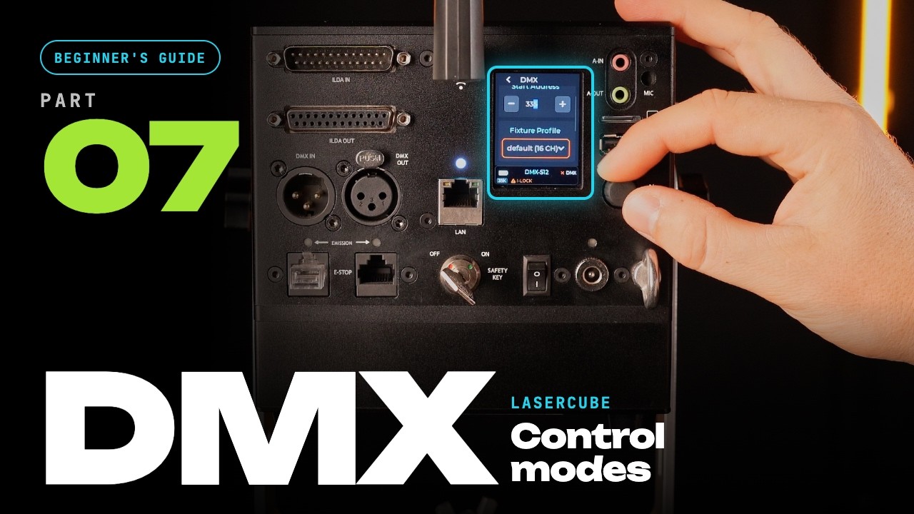 LaserCube beginner's guide pt.7: Control modes - DMX